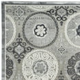 thumbnail image 4 of SAFAVIEH Paradise Fidan Geometric Circles Area Rug, Light Grey/Dark Grey, 6'7" x 6'7" Square, 4 of 6