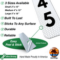 thumbnail image 2 of Customized Mailbox Address Numbers Stickers for Outside, 911 Emergency Super Reflective Vertical Home/Office/Apartment Number/Letter Vinyl Decal (5x18", Navy), 2 of 6