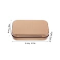 thumbnail image 4 of 5pcs Metal Hinged Tin Box Empty Small Hinged Tin Container Tinplate Box for Pills Cards Jewelries, 4 of 8