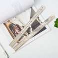 thumbnail image 2 of Heavy-Duty Stainless Steel Ruler, Impact-Resistant Design For Unmatched Durability And Precision In Your Work Space, Dual Measurement Units With Micro-Increments, 2PCS, 2 of 5