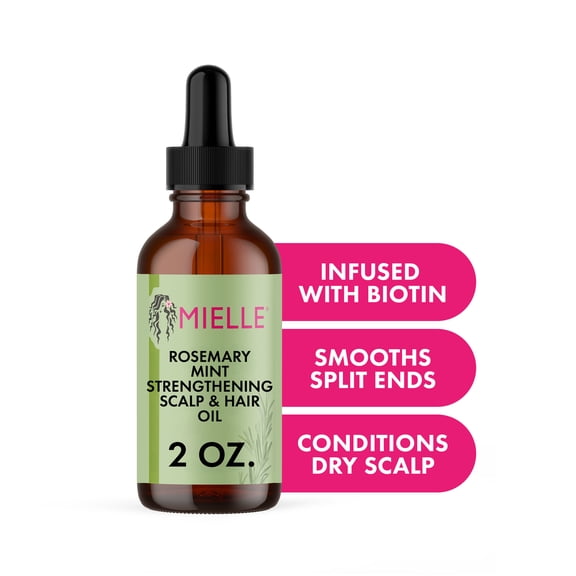 Mielle Rosemary Mint Scalp & Hair Strengthening Oil 2 oz