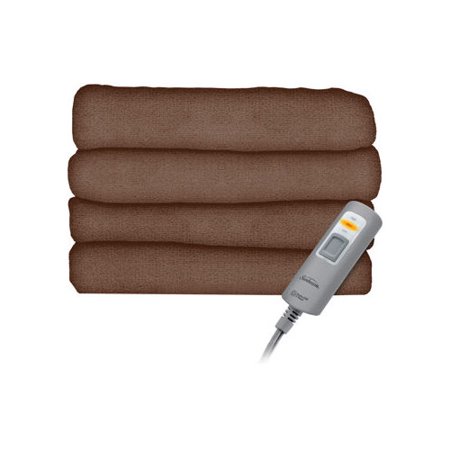 UPC 027045788823 product image for Sunbeam Velvet Plush Electric Heated Throw Blanket Cocoa Brown | upcitemdb.com