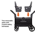 thumbnail image 5 of Baby Trend Quest 3-in-1 Stroller Wagon, 5 of 17