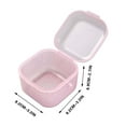 thumbnail image 3 of Nail Tool Box, Plastic Storage Tray, Double Layer Leak Proof Manicure Organizer with Semi Transparent Lid, Built In Drainage Basket, Portable Compact Design for Nail Technicians and Enthusiasts, 3 of 7