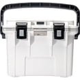 thumbnail image 4 of Pelican Elite 14 Qt  Hard-Sided Cooler with Removable Tray, Bottle Opener, White with Gray, 4 of 7