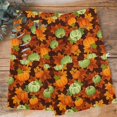 thumbnail image 4 of Sage Green Pumpkin Fall Kitchen Towels Set of 3, Water Absorbent Dish Towel, Thanksgiving Maple Leaves Farmhouse Decorative Hand Towels - Quick Drying Cloth for Cooking Baking, 18x28 Inch, 4 of 8