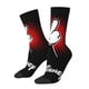 thumbnail image 5 of Calcetines divertidos con logo blanco alegre para hombre, estilo retro Harajuku de Mickey Mouse, estilo hip hop, novedosos, sin costuras, estilo loco, 5 of 7