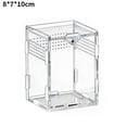 thumbnail image 1 of Acrylic Jumping Spider Enclosure, Transparent Reptile Terrarium Enclosure, Small Reptiles Habitat Tank Breeding Box for Tarantula Insect Snake Lizard, 1 of 8