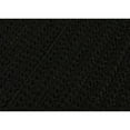 thumbnail image 4 of 10' Jet Black Square Braided Area Throw Rug, 4 of 6