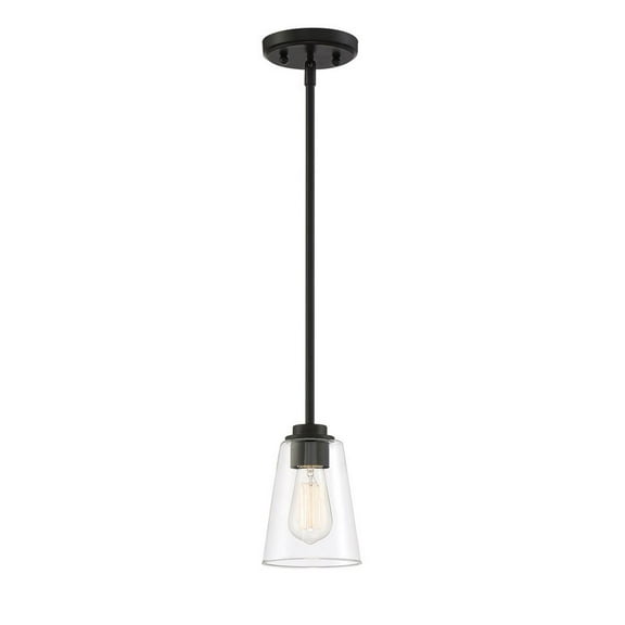 95730-MB-Designers Fountain-Westin - One Light Mini Pendant-Matte Black Finish