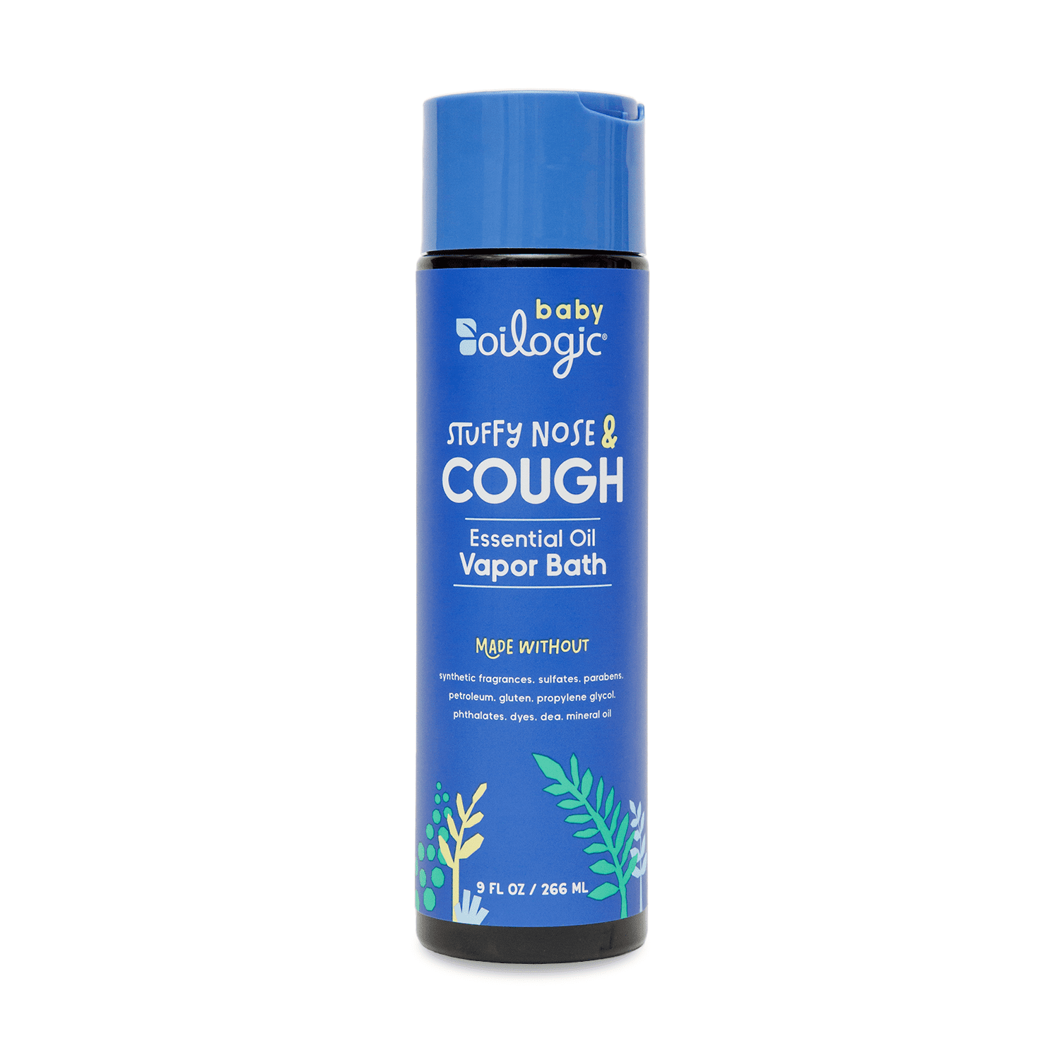 Oilogic Stuffy Nose & Cough, Essential Oil Vapor Bath for Baby, 9 fl oz