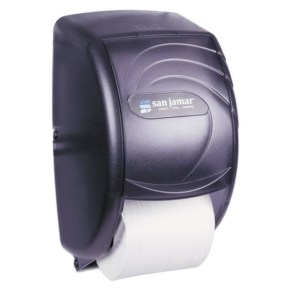 Cfs Duett Standard Bath Tissue Dispenser, Oceans, 7 1/2 X 7 X 12 3/4, Black Pearl