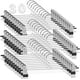 thumbnail image 1 of 30Pcs Perchas para Pantalones con Clip, Clip Pantalones Antideslizantes, Clips de Goma sin Arrugas, Perchas de Acero Inoxidable con Gancho Giratorio para Faldas y Jeans (30CM), 1 of 5