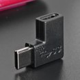 thumbnail image 4 of Kuymtek 2 adaptadores USB tipo C macho a USB C hembra en ángulo izquierdo y derecho de 90 grados. Kuymtek Componentes de la computadora, 4 of 8