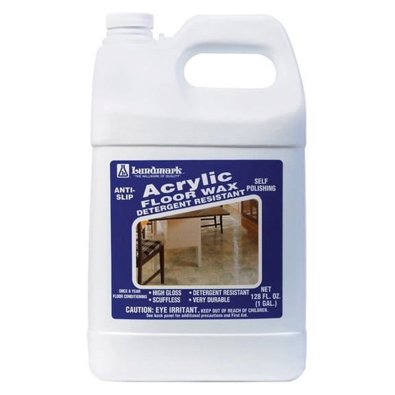 Lundmark Acrylic High Gloss Floor Wax Liquid 1 gal. - Total Qty: 2