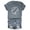 Gray, variant on Women Graphic Printed Baseball T-Shirt Round Neck Short Sleeve Casual Comfy Loose Game Day Letter Tee Top, Red M