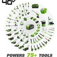 thumbnail image 6 of Greenworks 40V 24" Hedge Trimmer (1" Cutting Capacity), Battery Not Included HT40B02, 6 of 13