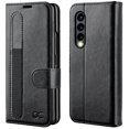 thumbnail image 1 of OCASE Compatible con Galaxy Z Fold 3 5G Funda tipo cartera con soporte para bolígrafo S [versión actualizada] Funda tipo libro de cuero PU con ranuras para tarjetas RFID bloqueo Kickstand cubierta del, 1 of 1