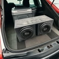 thumbnail image 4 of QPower QBOMB12V Dual 12" Vented Ported Subwoofer Sub Box w/ Bedliner Spray, 4 of 9