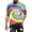a-Light Blue29651, variant on FINALGANG Mens Short Sleeve Crewneck TShirts With Tie Dye Splatter Gradient Print Casual Loose Fit Lightweight Tees For Summer Daily Wear Black XL