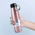 thumbnail image 2 of Bouteille d'Eau Isolée en Acier Inoxydable, Flasque sous Vide, Grande Capacité, Bouteille en Forme, Tasse à Thé Portable de Haute Qualité pour Hommes, Usage Extérieur, 2 of 7