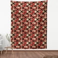 thumbnail image 4 of Ambesonne Ethnic Fabric by the Yard Upholstery, Traditional Aztec Motifs Art, 5 Yards, Paprika and Dark Brown, 4 of 5