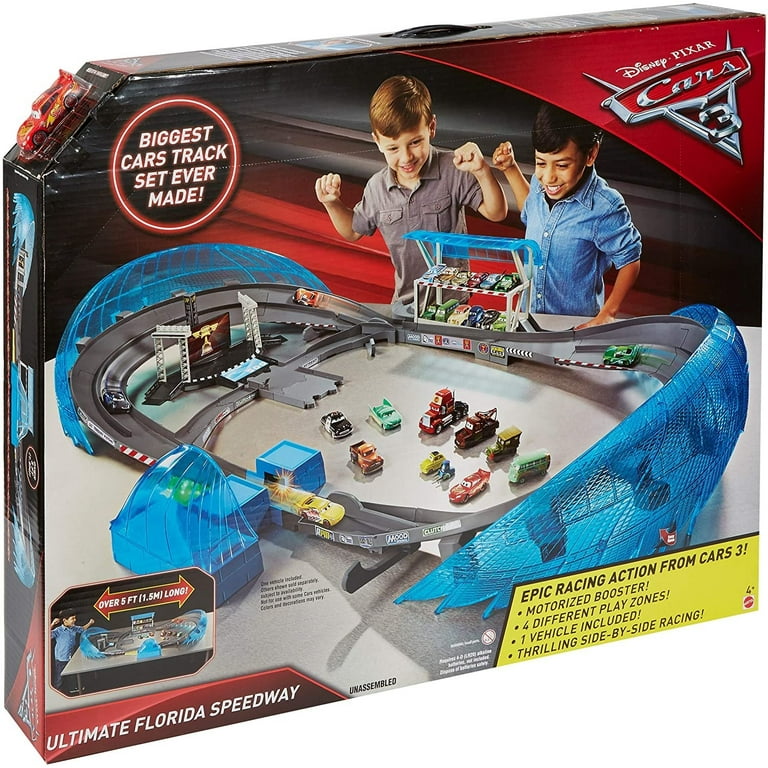 Disney Cars 3 Playsets - Florida Speedway Mega Garage/ Smash Crash Derby &  MORE