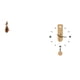 thumbnail image 1 of estatua,Estatuas,figuras de animales,manualidades,Reloj de pared,Reloj de pared decorativo para baño y dormitorio.,Reloj de pared redondo silencioso y sin tictac,regalo, 1 of 8