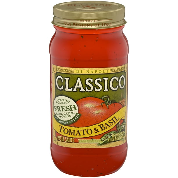 Classico Tomato & Basil Pasta Sauce, 24 oz. Jar