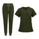thumbnail image 3 of Uniforme de enfermera,Conjunto de uniforme de enfermera,pantalón largo,parte e inferior del uniforme,Traje de trabajo de enfermera para mujer,ropa de trabajo para spa y peluquería de, 3 of 10