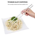 thumbnail image 5 of Stainless Steel Chopsticks for Eating Food Portable Reusable Silver Set, 5 of 5