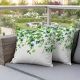 thumbnail image 4 of Outdoor Pillow Covers Pack of 2, Green Leaf Vine Waterproof Throw Pillowcase Cushion Cases, Country Leave Decorative Pillow Cover for Couch Sofa Home Bed Patio, 4 of 9