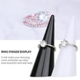thumbnail image 4 of 1/5PCS Mini Fingertip Conical White Black Transparent Jewelry Show Acrylic Holder Jewellery Organizer Ring Display Stand TRANSPARENT 1PC, 4 of 8