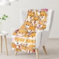 thumbnail image 2 of Yibo Blanket Gifts - es Cute for Kids Adults - Orange Soft Fuzzy Blankets for Couch, Sofa, 2 of 6