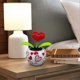 thumbnail image 4 of Solar Powered Dancing Flowers Swinging Ornament Electric Bobblehead Solar Flowers Toy for Car Home Decoration Gift, 4 of 5