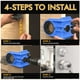 thumbnail image 3 of Kit de Instalación de Cerradura de Puerta, Plantilla para Cerradura de Puerta, Puertas de Madera, Kit de para una Fácil Instalación Cerradura, Amarillo., 3 of 5