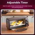 thumbnail image 4 of 2 Slice Toaster Oven with Time and Temp Knobs, 4 of 6