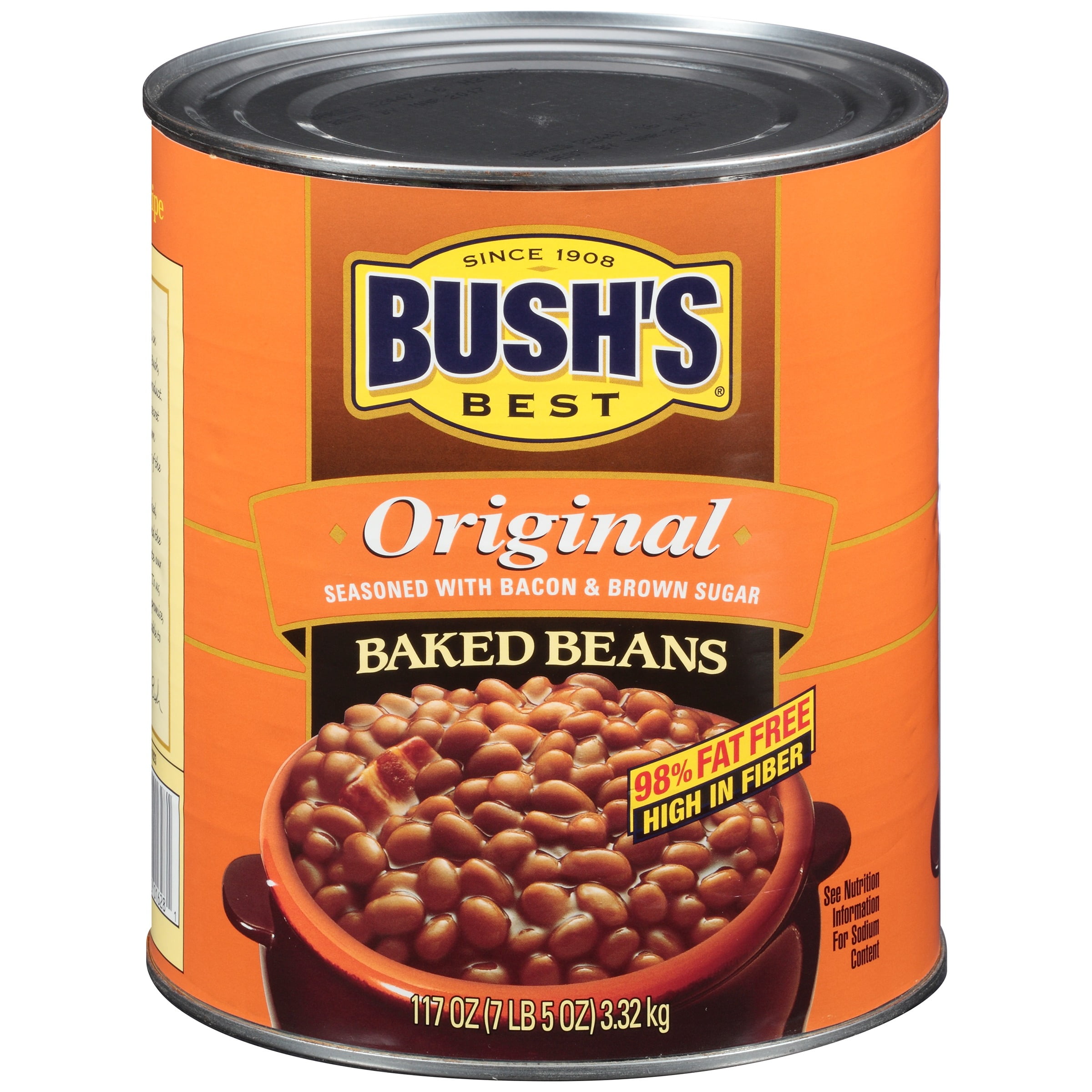 BUSH'S BEST Original Baked Beans, 117.0 OZ by Bush Brothers & Company