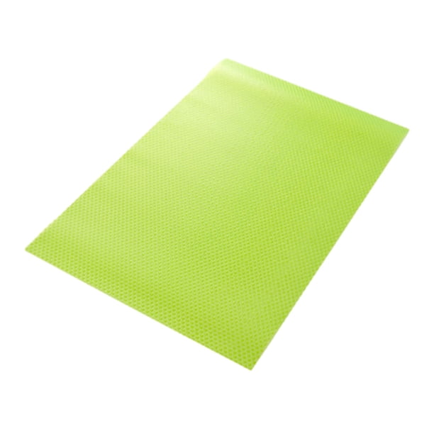 Toystoory Estera antibacteriana higiénica e impecable para refrigerador, estera antihumedad, estera antiincrustante Organizadores de utensilios de cocina verde claro 4 piezas/45*30 cm