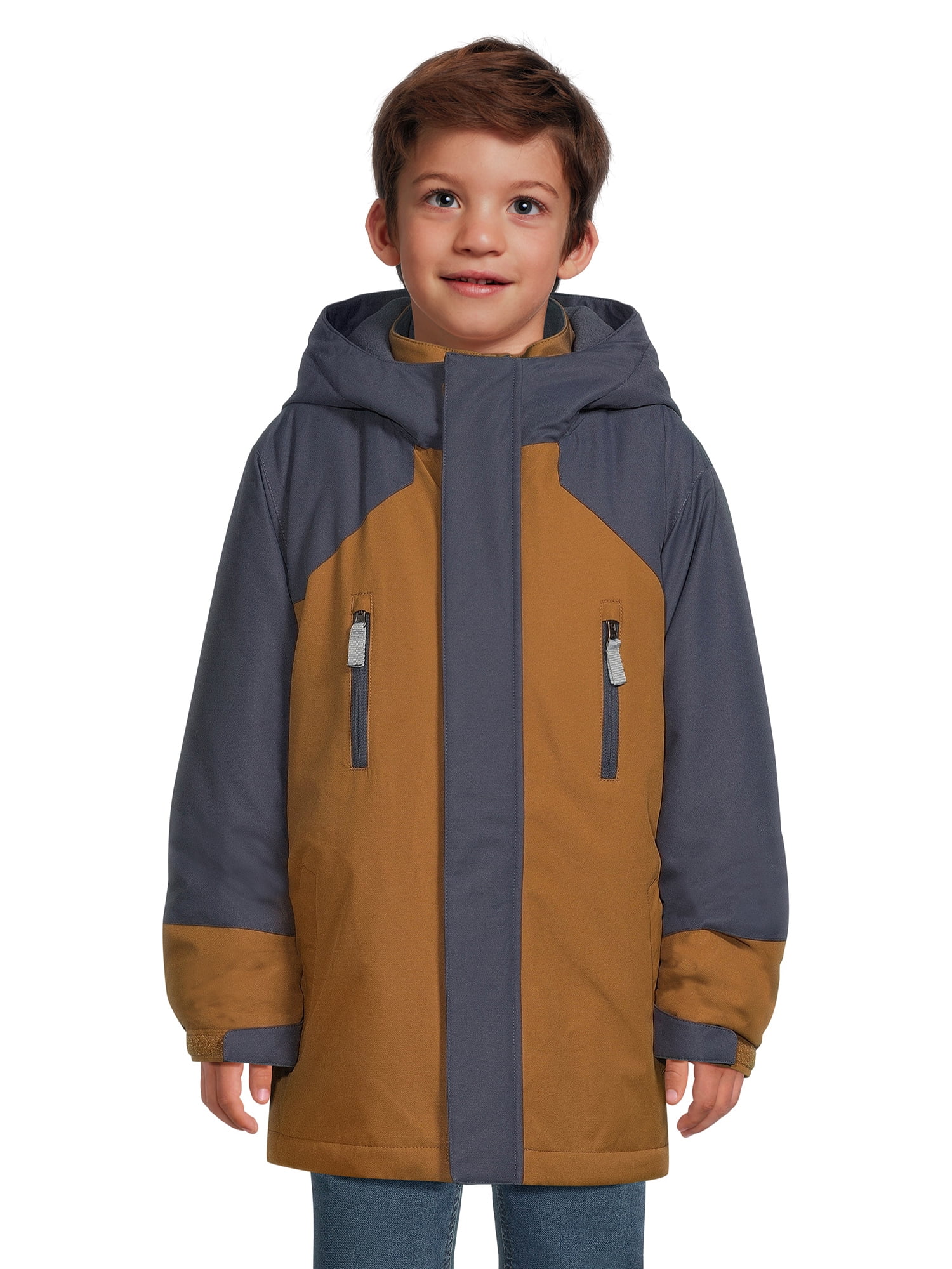 Swiss Tech Boys 3- in-1 System Winter Jacket with Hood, Size 4-18