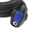 thumbnail image 3 of Cable negro de 1,2 m para una mayor protección antirrobo con sistema de llave Candado de cadena de bicicleta de alta seguridad, 3 of 8