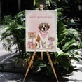 thumbnail image 4 of Happy Mother's Day Saint Bernard Love Dog Mom Heart Flower Vertical Matte Canvas Poster St Dog Lover Wall Art Home Decor - 12004, 4 of 5