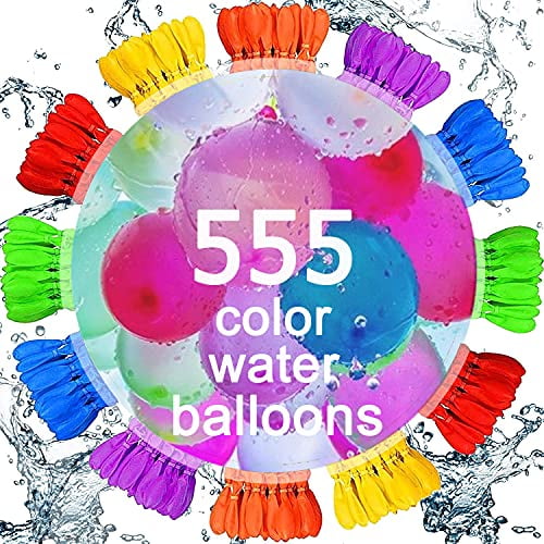 Water Balloons Pack of 555 Self-tying Water Bombs Summer Outdoor Party Kid Adult 