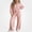 Pink, variant on ITSAME Girls Knit Cotton Outfit Zip Up Candigan and Wide Leg Pants 2-Piece Fall Winter Casual Set Size 13