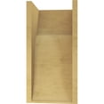 thumbnail image 4 of 10"W x 10"D x 20"H Wide Carmel Rough Cedar Woodgrain TimberThane Corbel, Primed Tan, 4 of 6