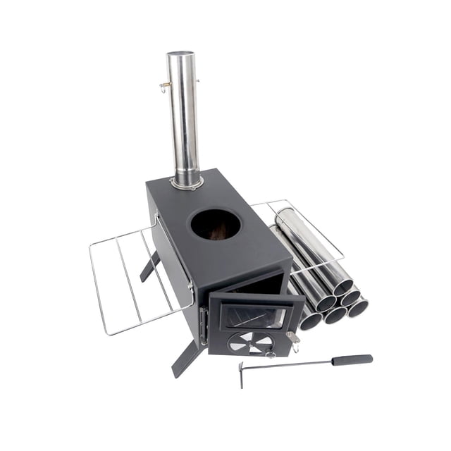 Quemador De Camping Compacto Y Resistente De Metal Para Exteriores, Para Jardín, Pesca, Picnic