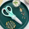thumbnail image 1 of Tijeras de cerámica portátiles para niños Tpzfurit con tapa (Liquidación navideña): seguras, sin cuchillas afiladas, fáciles de limpiar, ligeras y prácticas para uso infantil en la cocina y la, 1 of 6