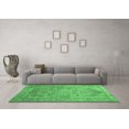 thumbnail image 3 of Ahgly Company Indoor Round Persian Emerald Green Traditional Area Rugs, 5' Round, 3 of 4