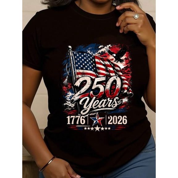 250 Anniversary USA Patriotic Eagle 250th 4th of July 2026 T-Shirt