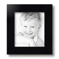 thumbnail image 2 of ArtToFrames 7" x 8" Satin Black Step Lip Picture Frame, 7x8 inch Black Wood Poster Frame (WOM-1452), 2 of 7